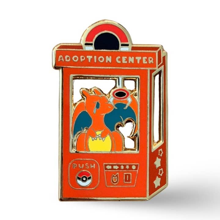 Naytendo - Wholesale Lapel Pin/Button - Pokemon Charzaird Anime Enamel Pin
