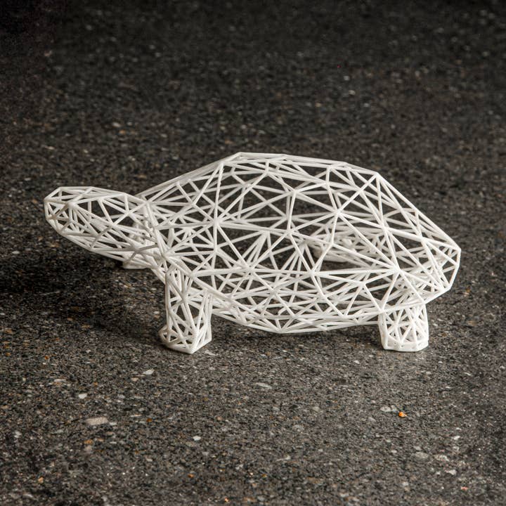 3D Draadmodel Ontwerp Schildpad Sculptuur voor wholesale door 3DOfficeAT