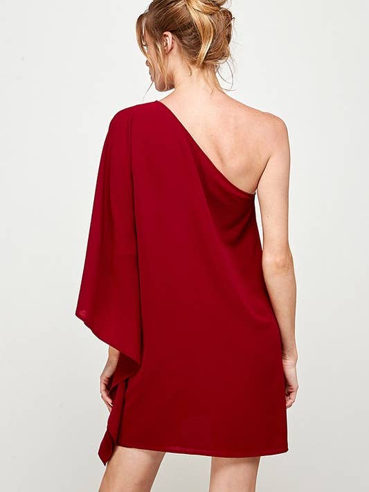 Twentyten - Wholesale Dress - Women's - One-Shoulder Spring Adventure Dress 5148IMD4