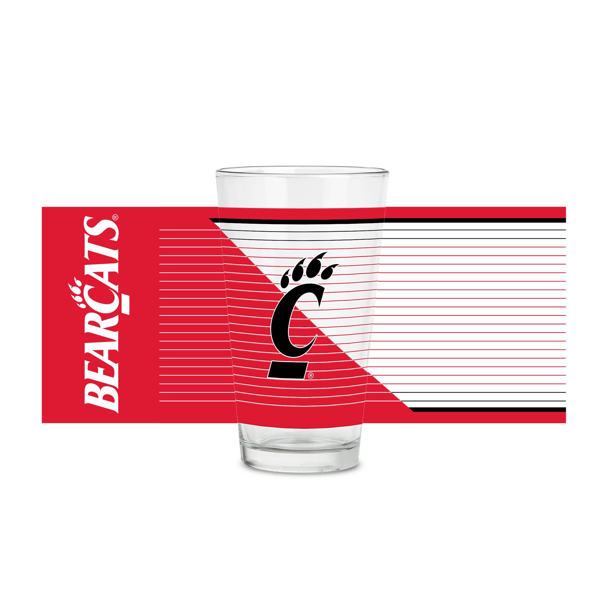 Rico Industries - Wholesale Beer Glass/Mug - NCAA  Cincinnati Bearcats  16 oz Pint Glass4