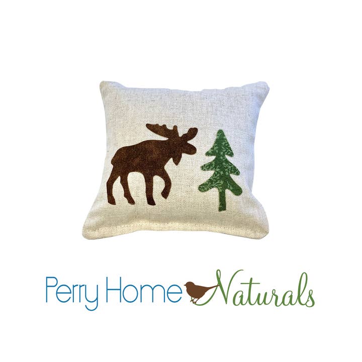 Balsam Fir Sachet - Moose and Tree  for wholesale by Perry Home Naturals