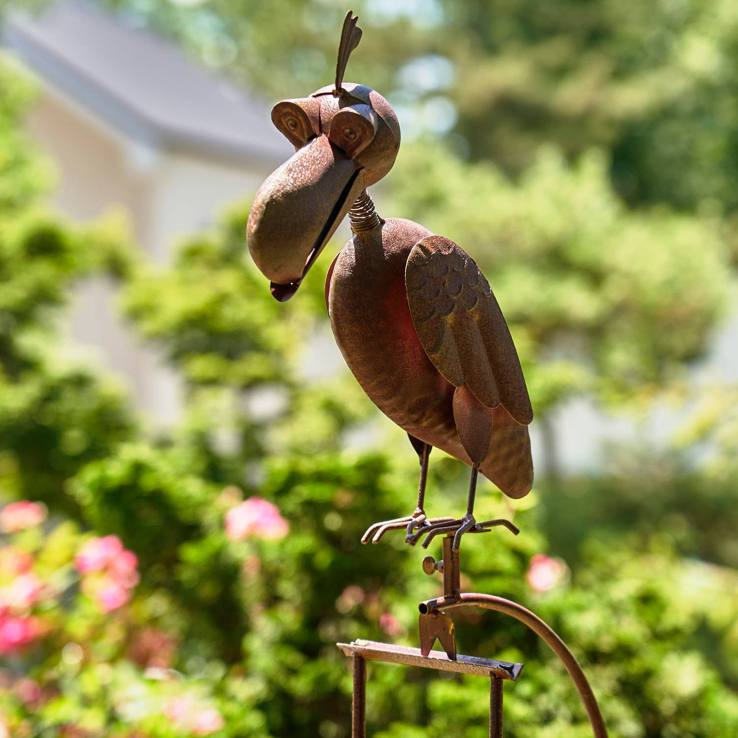 Zaer Ltd. International - Vente Piquets de jardin/pelouse - Lot de 6 piquets de jardin en forme d'animaux rouillés assortis2