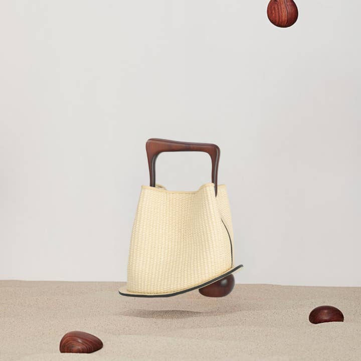 Ozzy Raffia Bag - Light for wholesale on Faire