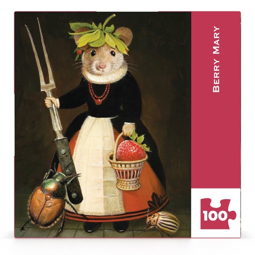 New York Puzzle Company - Vente Puzzle – adulte - Berry Mary Mini - Puzzle Mini 100 Pièces1