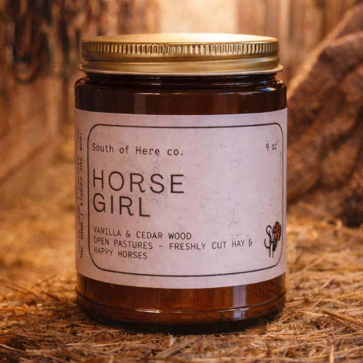 South Of Here Co - Wholesale Jar/Filled Candle - Horse Girl