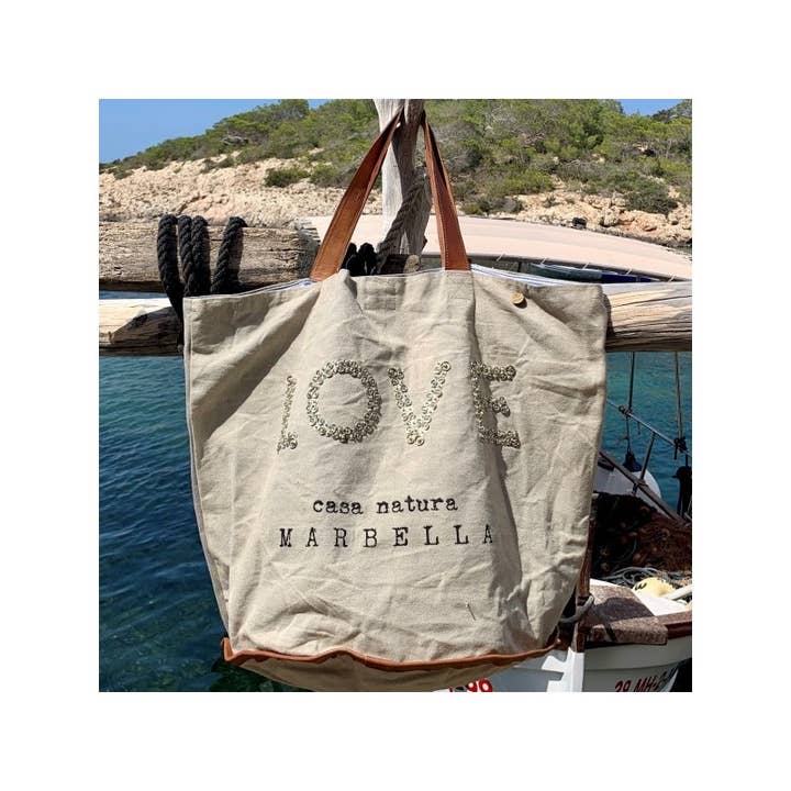 Casa Natura Design SL - Wholesale Tote Bag - Women's - Bestseller Bag 4 Canvas Seasons Buttons - PRESTON KOBE7