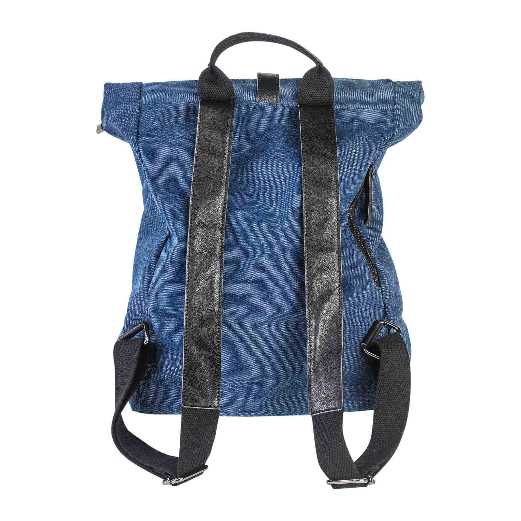 ZEDE PARIS – wholesale Ryggsäck - Dam – BASTILLE - Ryggsäck i canvas och läder1