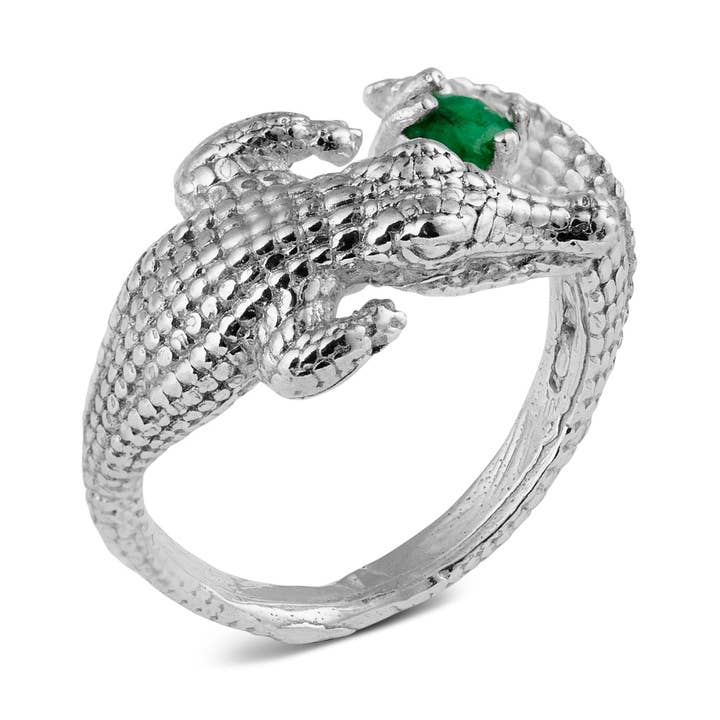 ANEL ESMERALDA JACARÉ por atacado de Carolinne B