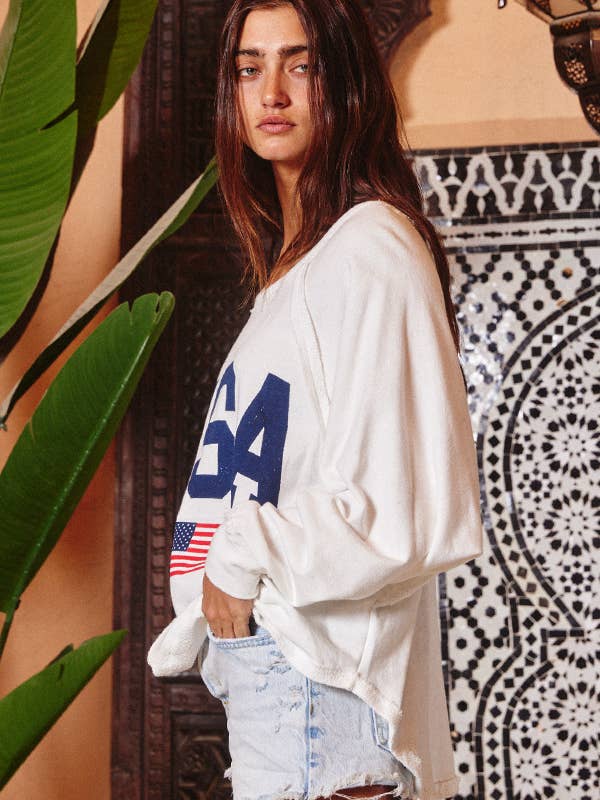 PURPLE T1139-1B Graphic Semi- Crop Top, Gameday for wholesale on Faire11