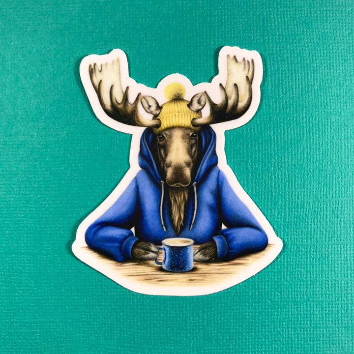 Abundance Illustration - Wholesale Sticker - Coffee Moose sticker1