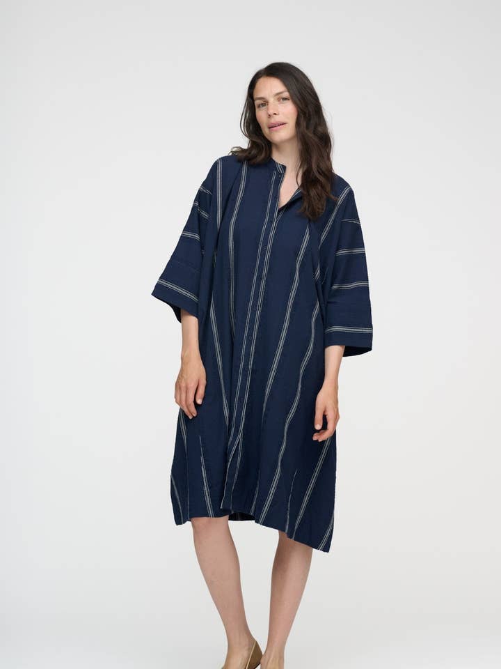 lively shirtdress stripe for wholesale by moshi moshi mind