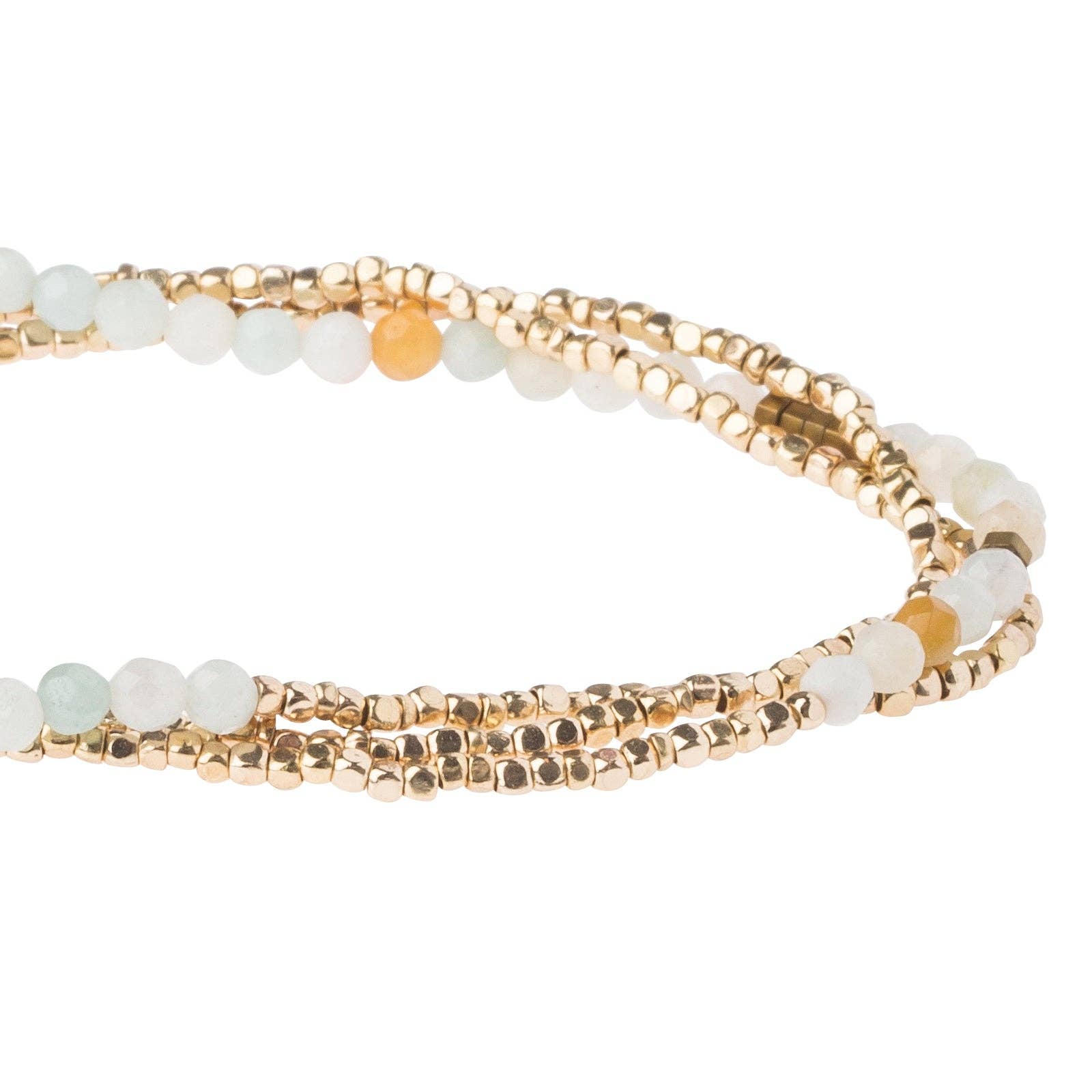 Scout Curated Wears - Wholesale Beaded Bracelet - Delicate Stone Amazonite - Stone of Courage2