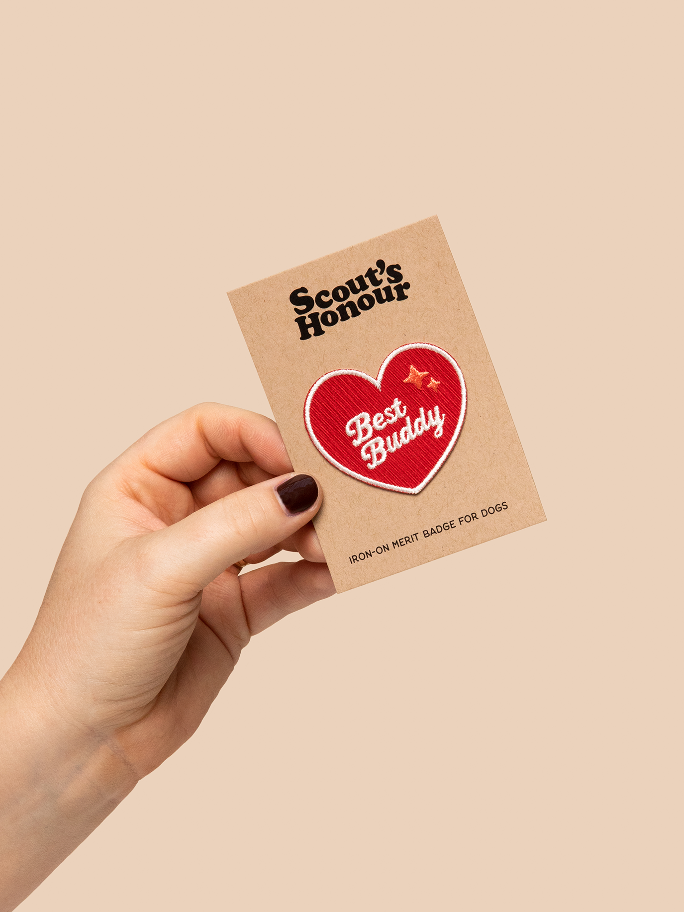 Scout's Honour Pty Ltd - Wholesale Pet Bandana - Dog - Best Buddy iron-on patch for dogs and cats1