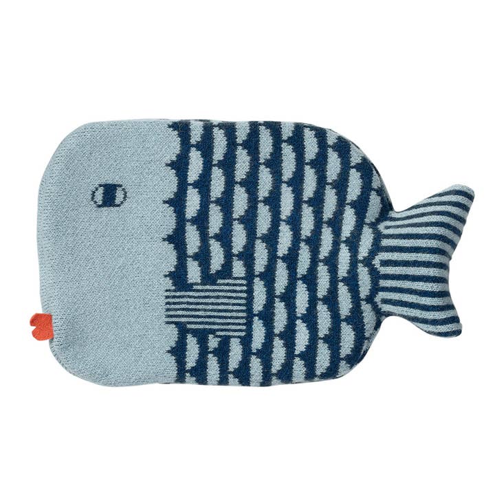 Donna Wilson - Wholesale Hot/Cold Compress - Finn Hot Water Bottle - Blue