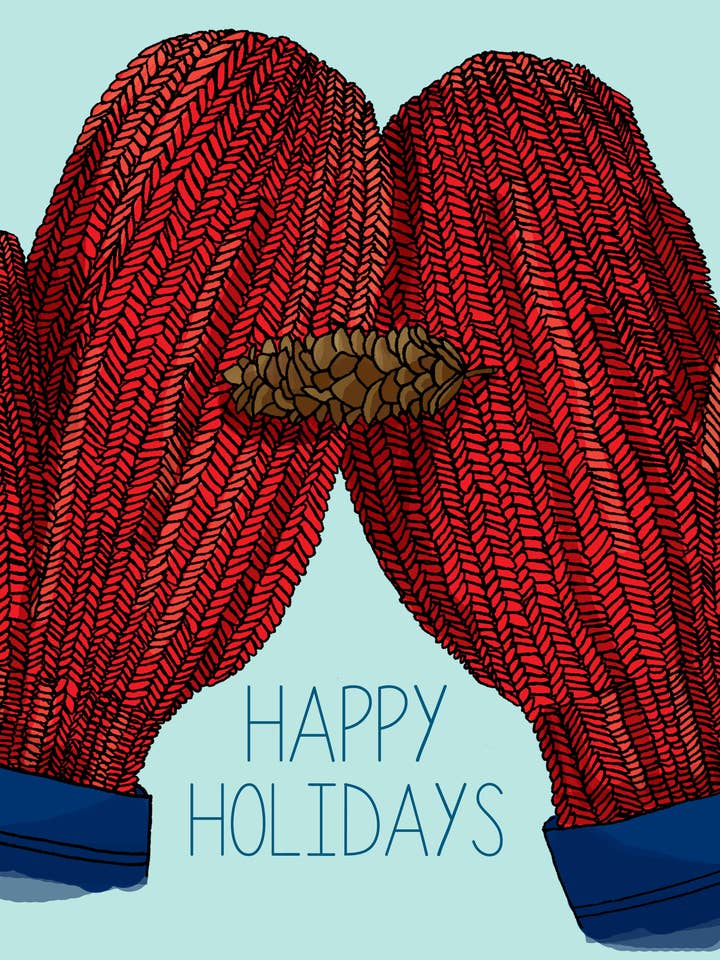 Feiertags-Fäustungskarte — für den Großhandel von Pen+Pine