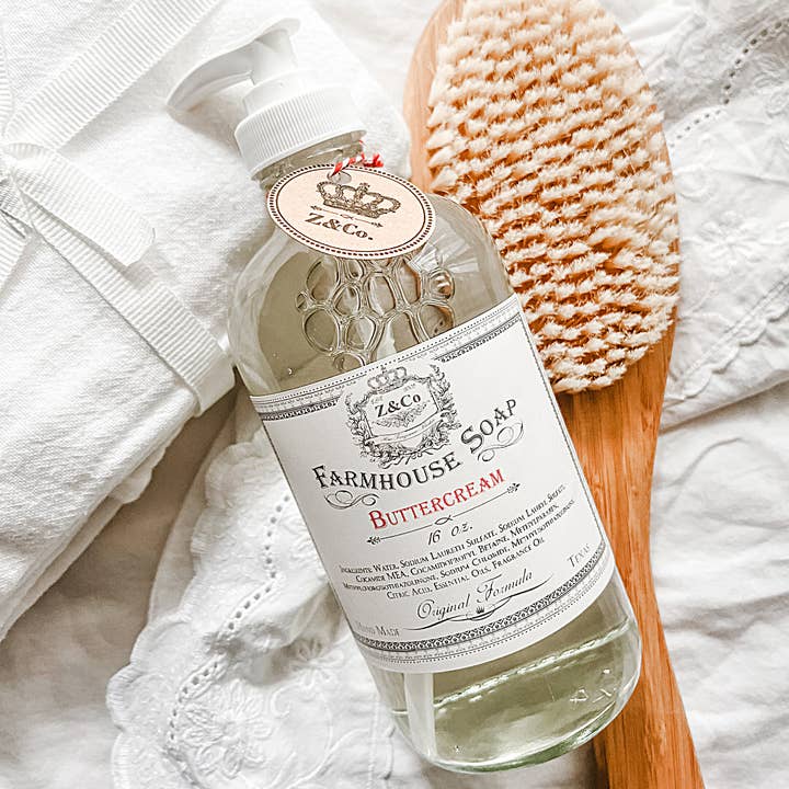 Z&Co. - Wholesale Body Wash/Shower Gel - The Farmhouse Soap Buttercream