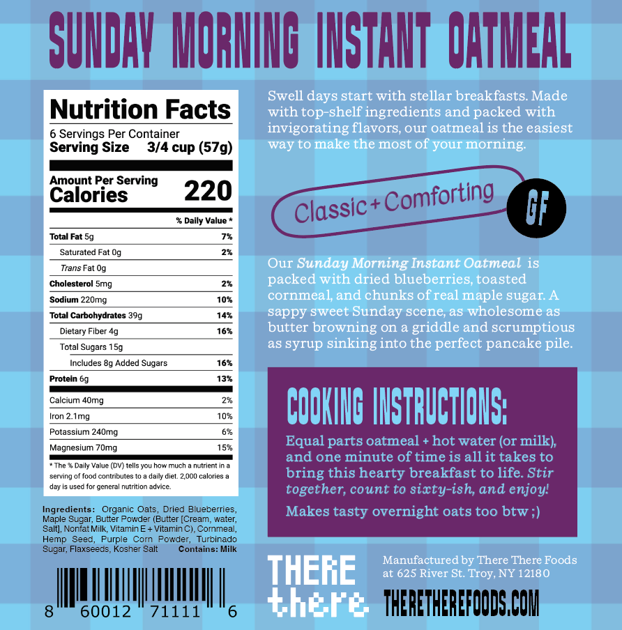 There There Foods – Großhandel Frühstückszerealien – Instant-Haferflocken „Sunday Morning“7