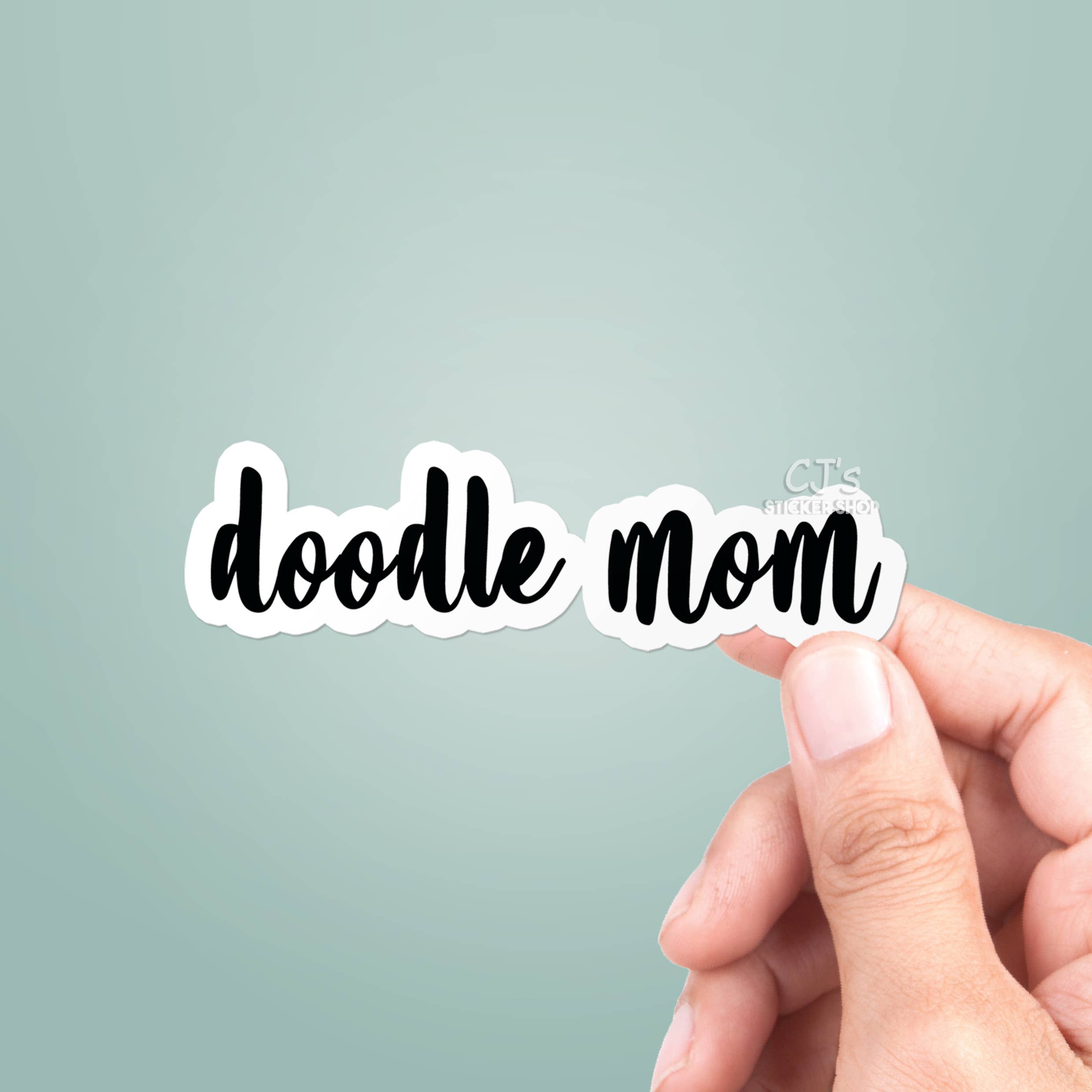 CJ's Sticker Shop - Wholesale Sticker - Doodle Mom Sticker Vinyl Decal Labradoodle Goldendoodle