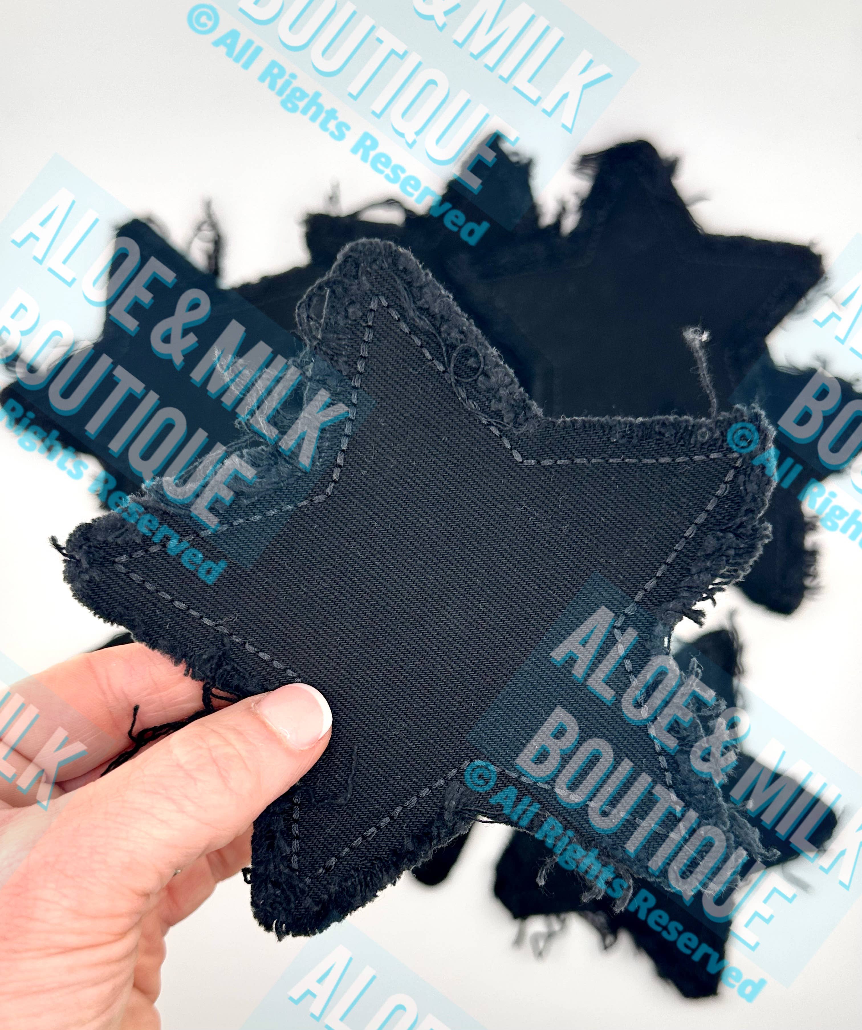 Aloe and Milk Boutique – Großhandel Aufnäher – Denim-Stern-Aufnäher, Stern-Aufnäher, Spieltag-Aufnäher10