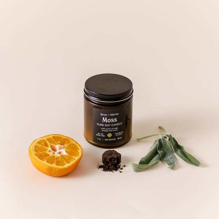 Brick+Mortar - Wholesale Jar/Filled Candle - Moss Scented Candle