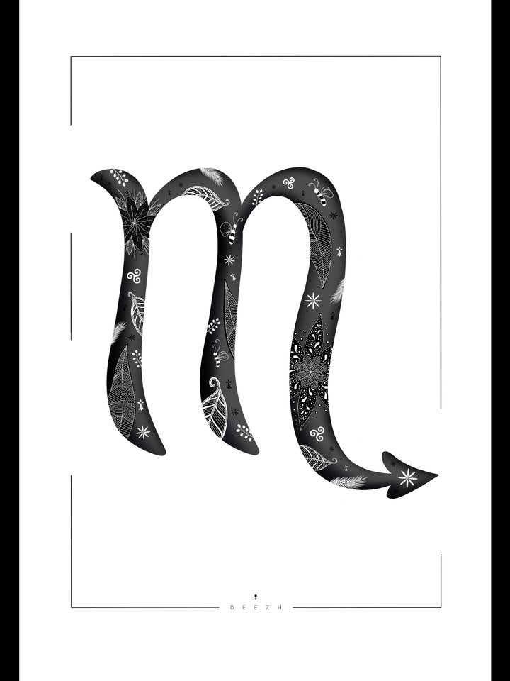 ASTRO-Poster - Skorpion für den Großhandel von BEEZH