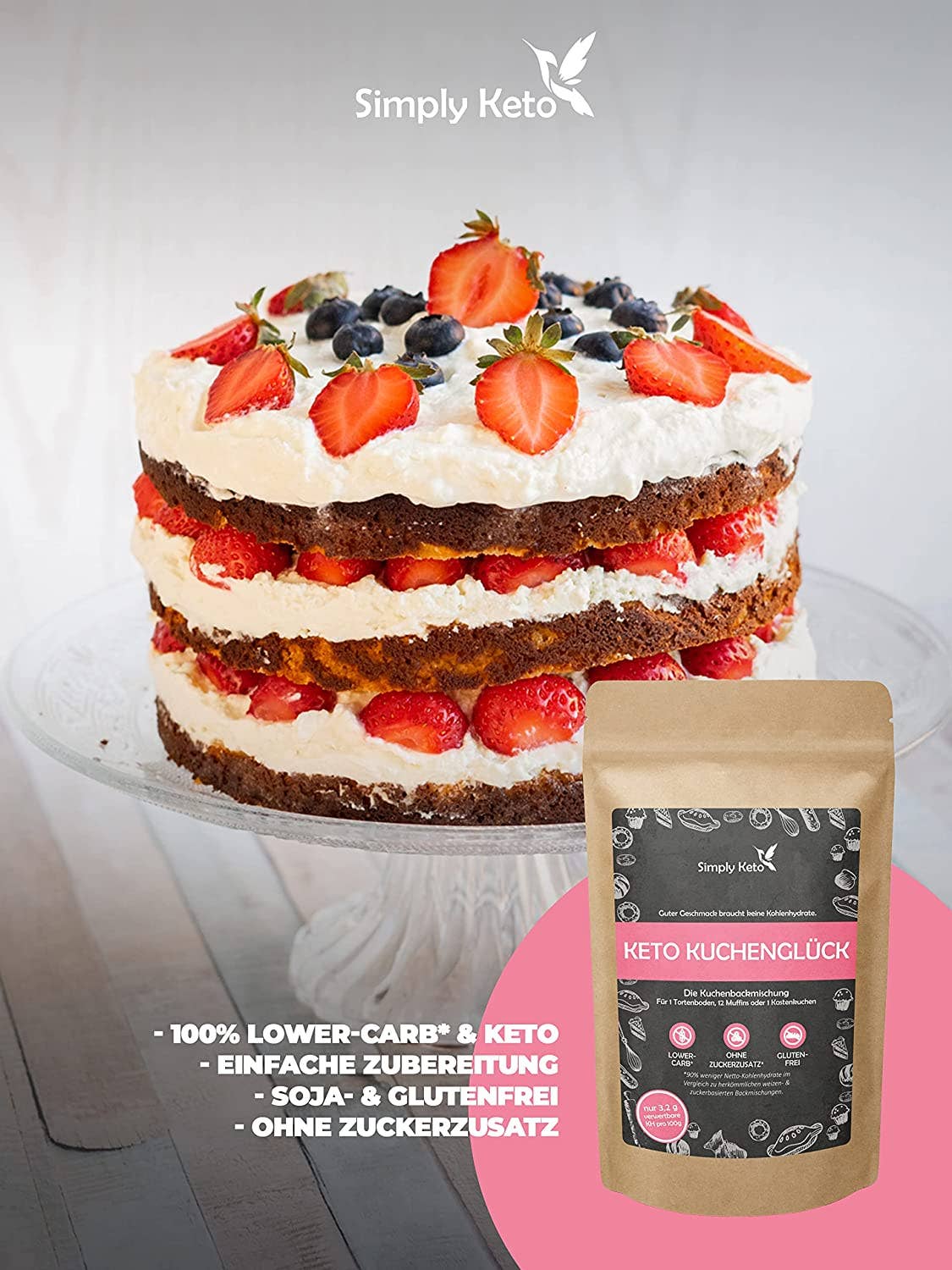 Simply Keto – wholesale Kakmix – Simply Keto bakmix för keto-tårta utan socker7