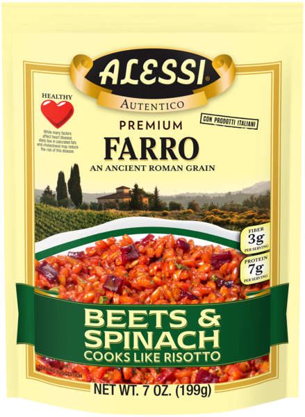 KeHE Distributors, LLC - Wholesale Pasta - Alessi Farro with Beets & Spinach, 7oz0