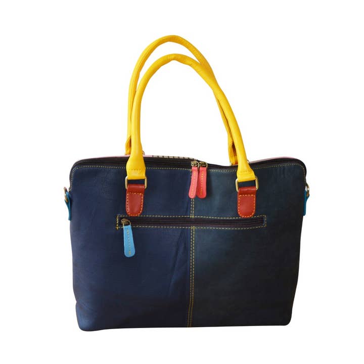 Jiya Recycled Leather Handbag for wholesale by Miss Milly Limited