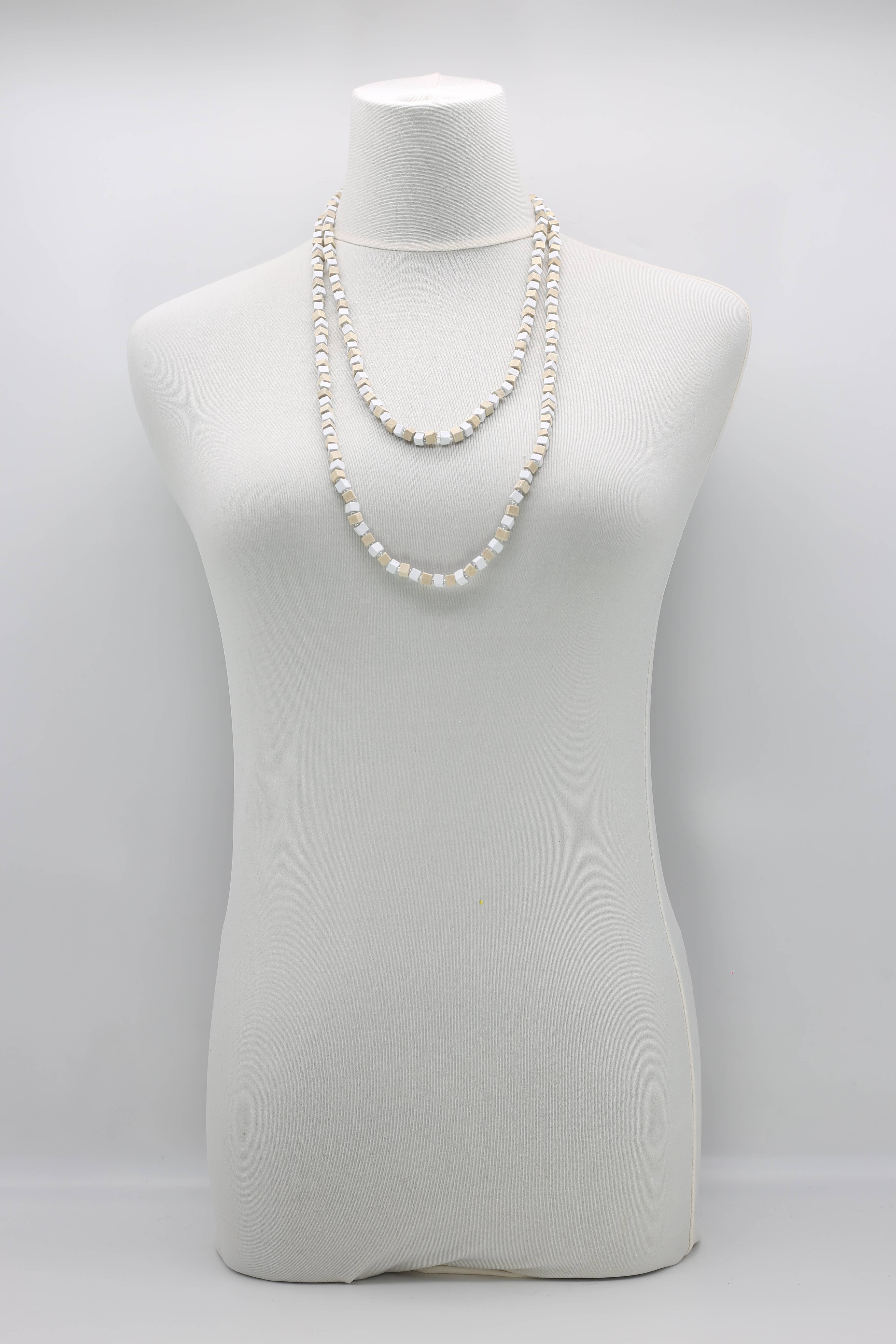 Jianhui London – Engroshandel Perlehalskæde – Den næste Pashmina halskæde Træperler - Mosaic Art120