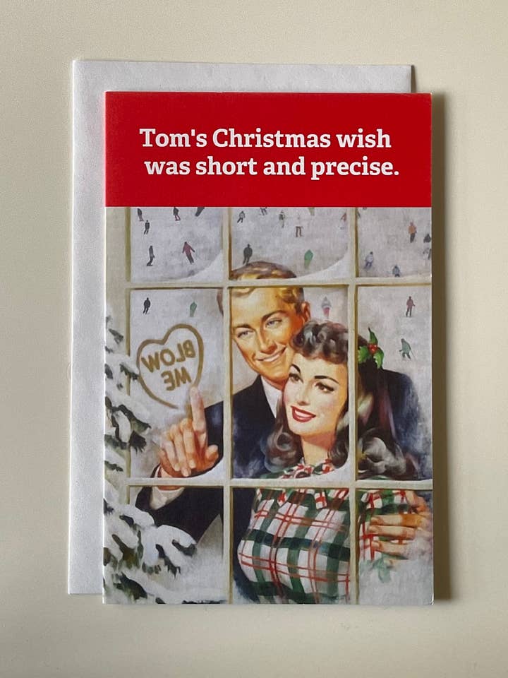 Tom's Christmas wish was short - Christmas for wholesale by Jacs Studio Toronto