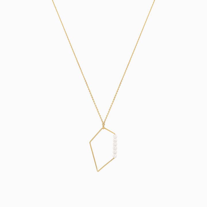 Annabelle Pearl Necklace for wholesale by Bearfruit Jewelry