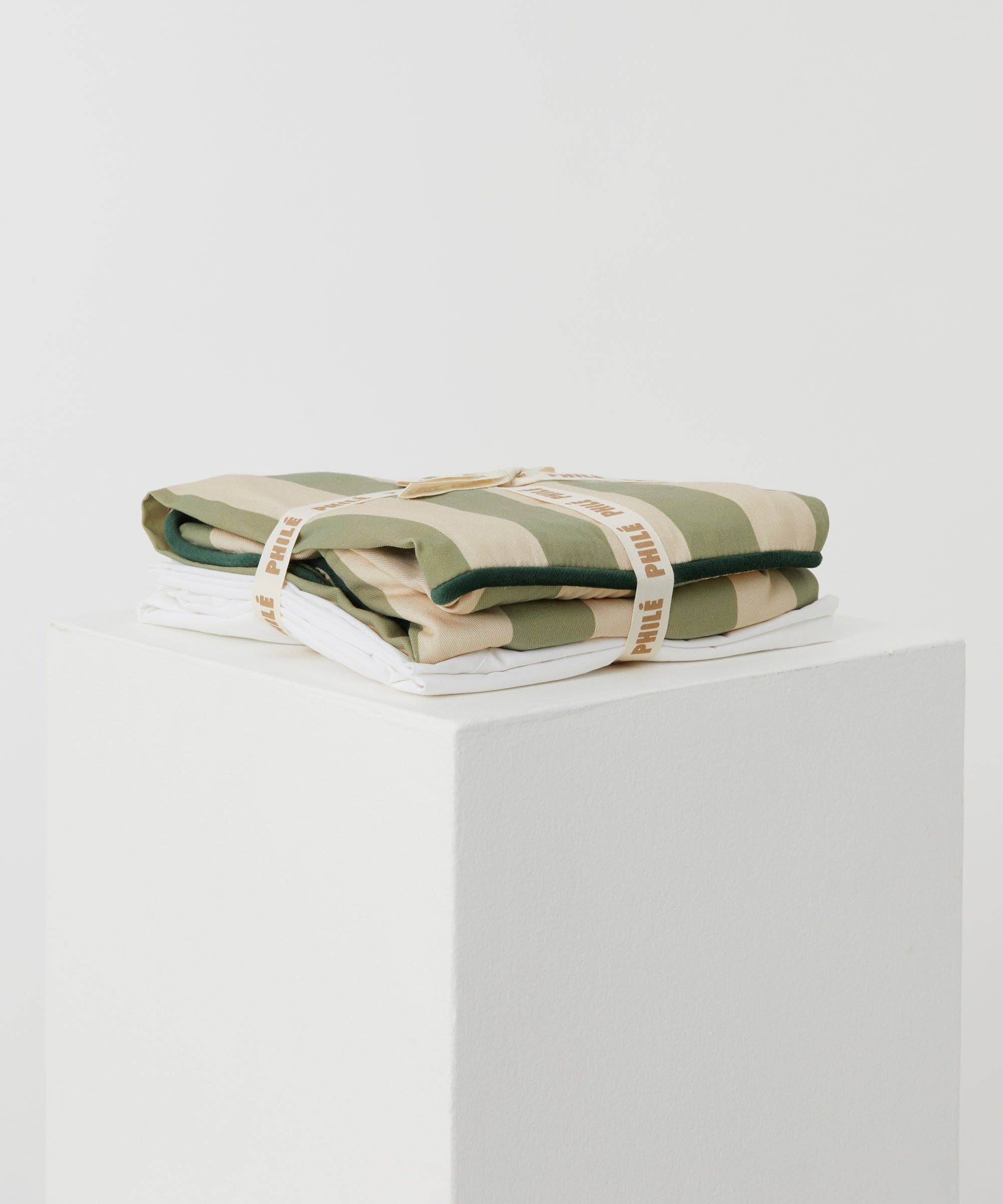 Philé - Wholesale Lounger – Baby - Striped Toddler Lounger – Green8