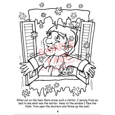 Really Big Coloring Books | ColoringBook.com - Wholesale Coloring Book - Kids & Baby - Twas the Night Christmas Big Coloring Book 12"x 18"