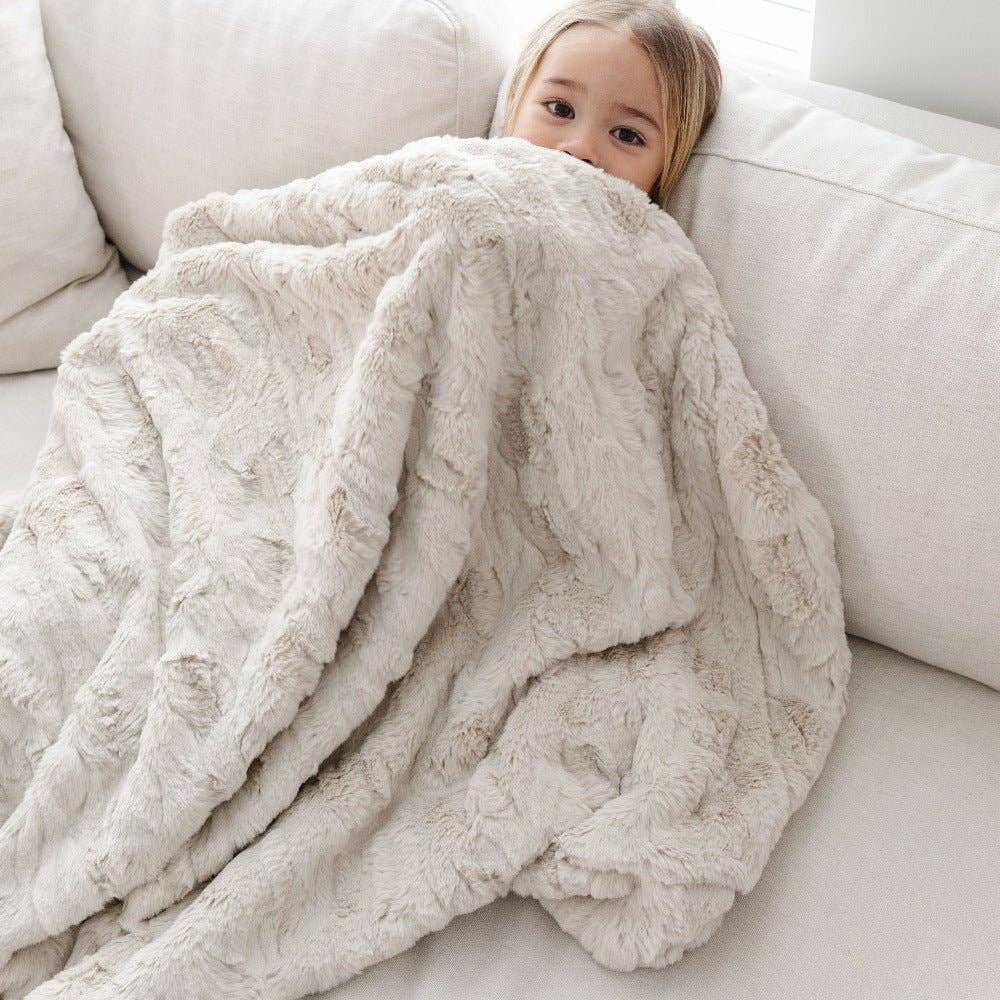 Saranoni - Wholesale Throw Blanket - PATTERNED FAUX FUR XL THROW BLANKETS35