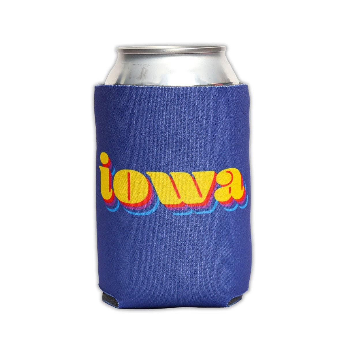 Bozz Prints - Wholesale Drink huggers & koozies - Iowa Retro Can Cooler