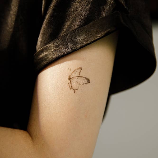 PAPERSELF - Venta al por mayor Tatuajes temporales - Tatuaje temporal de mariposas negras8