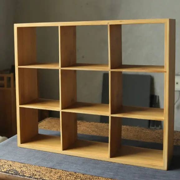 everythingbamboo - Wholesale Display Shelf - Bamboo Display Shelf Storage Shelf Modern Style Shelf Stand Storage Home Decoration2