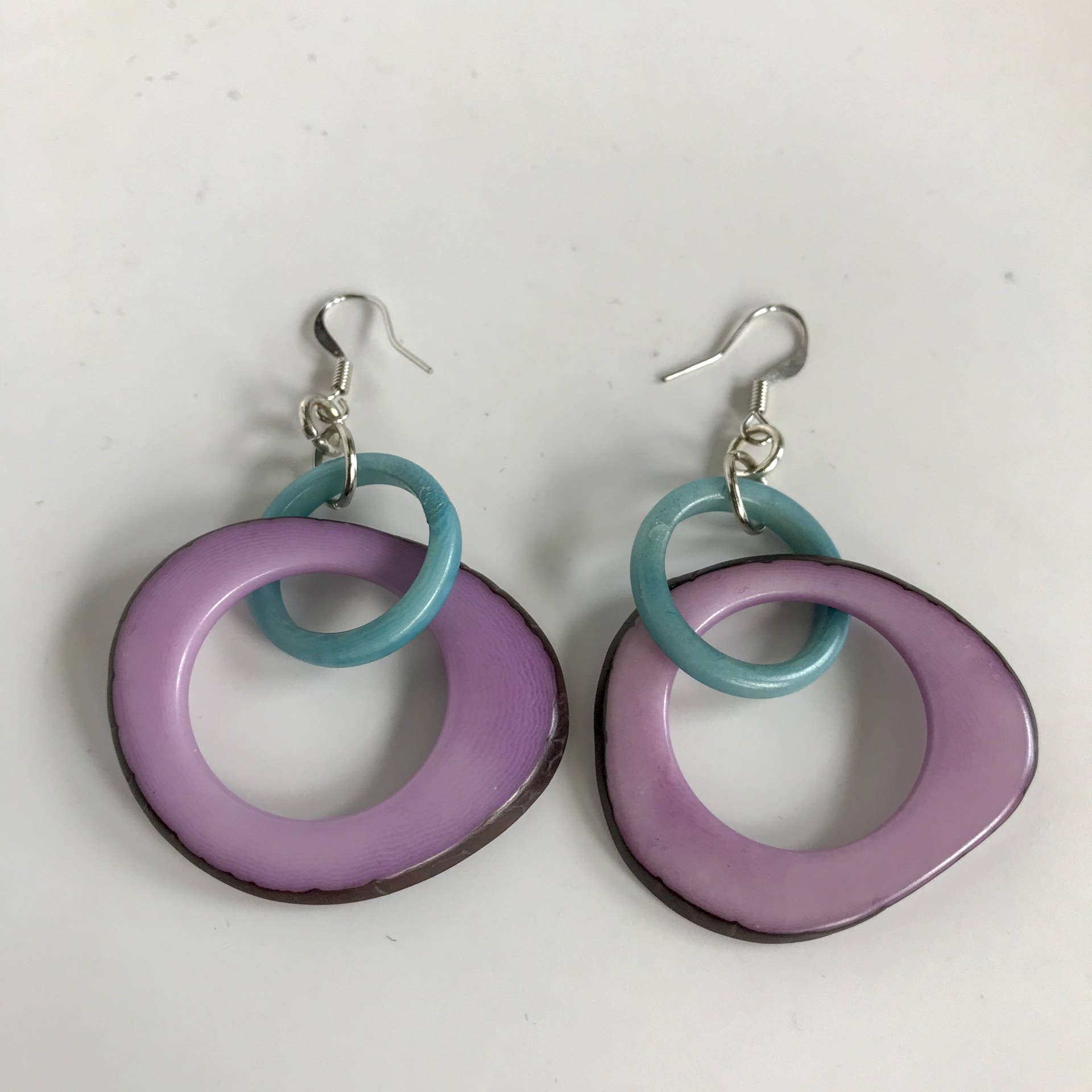 Belart Fair Trade - Wholesale Dangle Earrings - Tagua Ojete Link Earrings1
