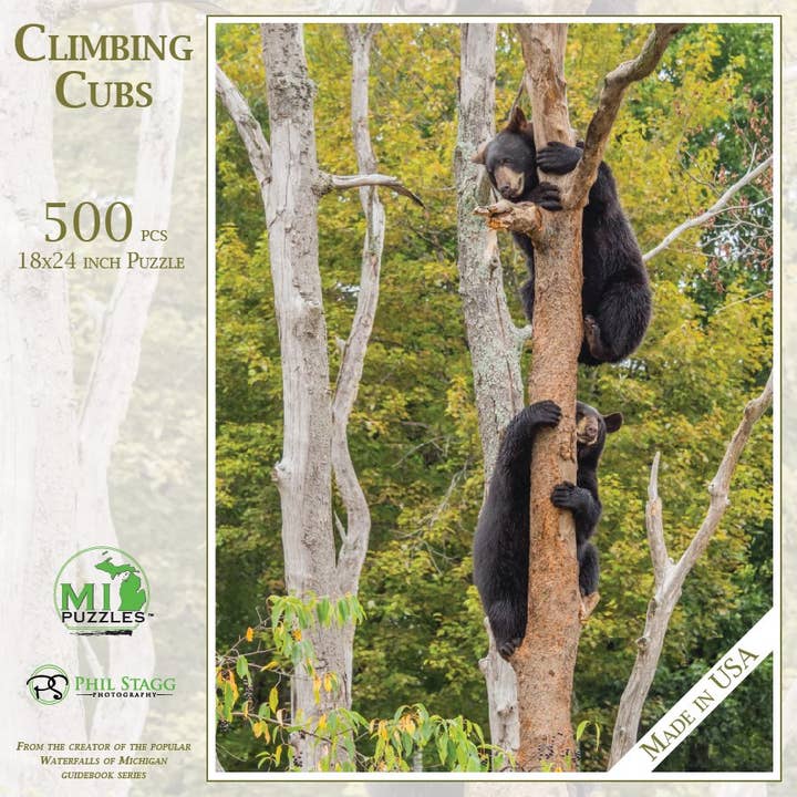 Climbing Cubs - 500 Piece Puzzle for wholesale by Phil Stagg Photography