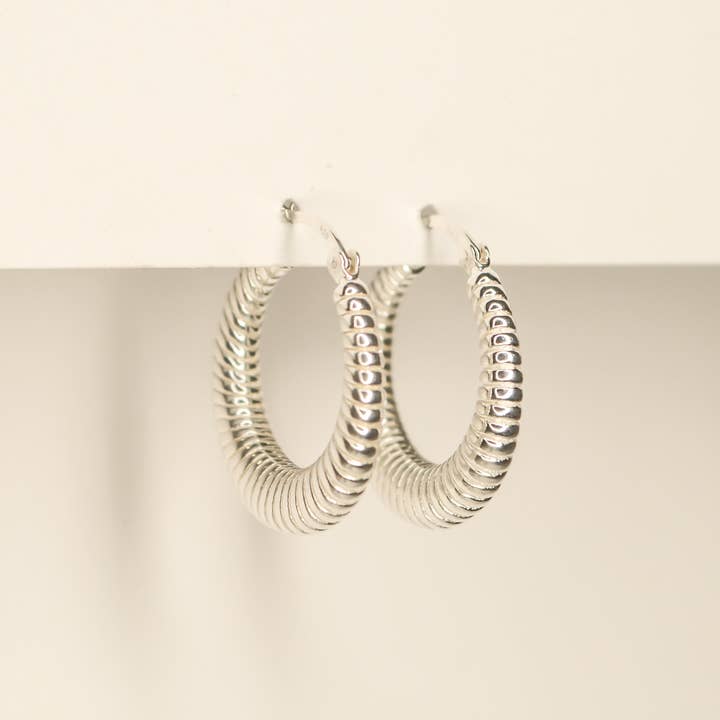 Scalloped Hoops for wholesale by Syd Squared Jewelry