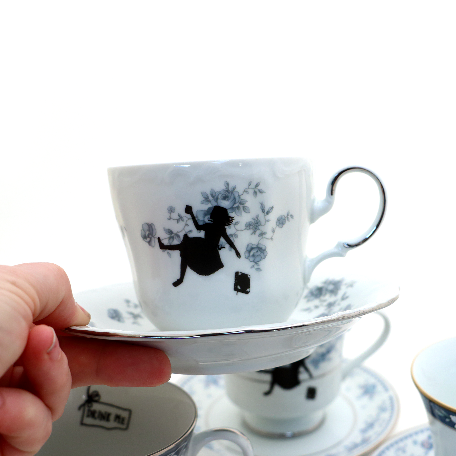 Lenny Mud - Wholesale Coffee/Tea Cup - "Alice in Wonderland" Vintage Upcycled Teacup Program1