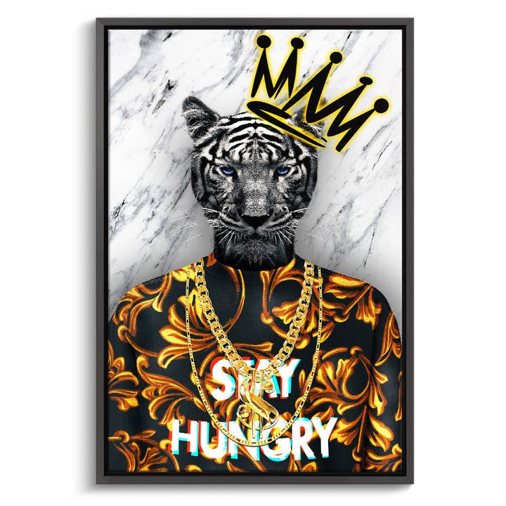 "STAY HUNGRY TIGER" for wholesale by Canvarisma