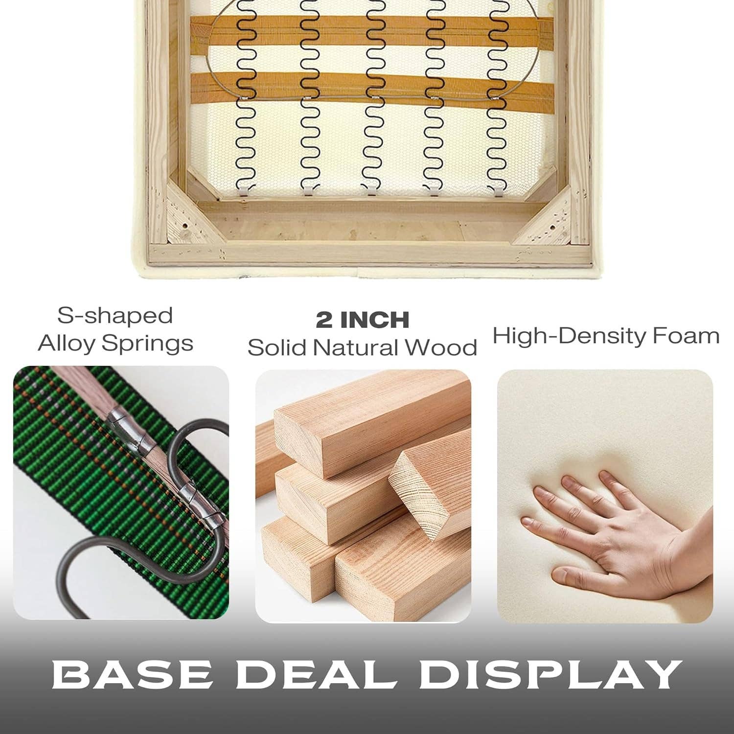 Cream White Linen Oversized Modular Sectional Sofa With Removable Cushion Covers for wholesale on Faire6