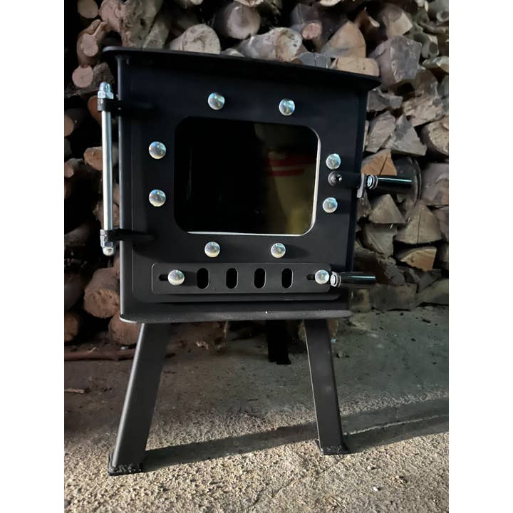 blackseametalworks – wholesale Fire pit – Tiny Wood Burning Stove, Tiny House, Rv, Caravan Stove (4 Inches Flue Outlet)3