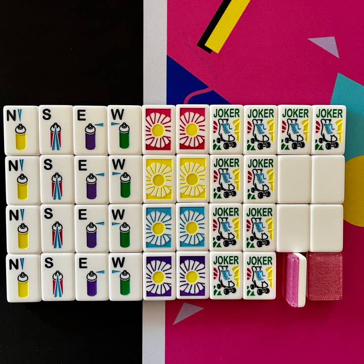 Luxe Mahjong - Wholesale Board Game - I Love the 80s Mahjong Set - Version 2.03