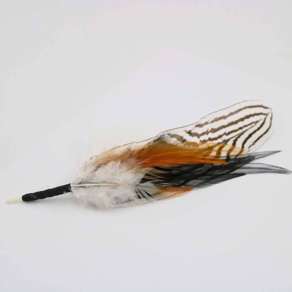 Willow Lane Hat Co. - Wholesale Hat Accessory - Women's - Feather Hat Accent - Zebra3