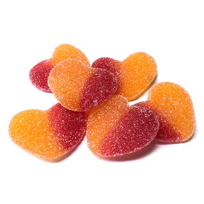 I Got Your Candy - Wholesale Gummy - Vidal Gummi Peach Hearts 4.4lb - 1ct1