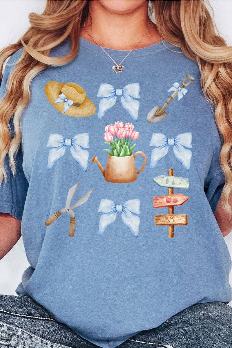 Wholesale Accessory Market - Wholesale Screen Printed T-Shirt - Women's - All Things Gardening Comfort Colors Adult Ring-Spun Cotton Tee11