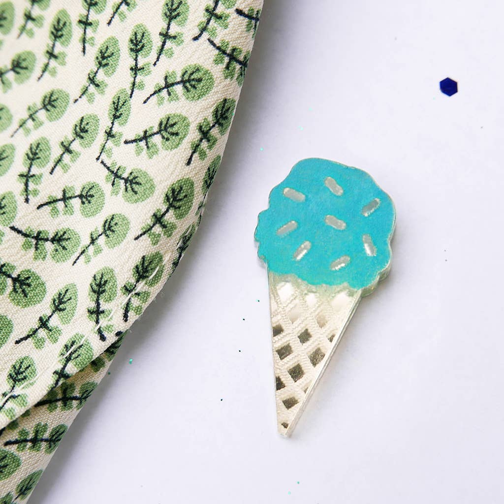 BiCA-Good Morning Design - Wholesale Brooch - GELATO PIN, hand-painted, made in Italy2