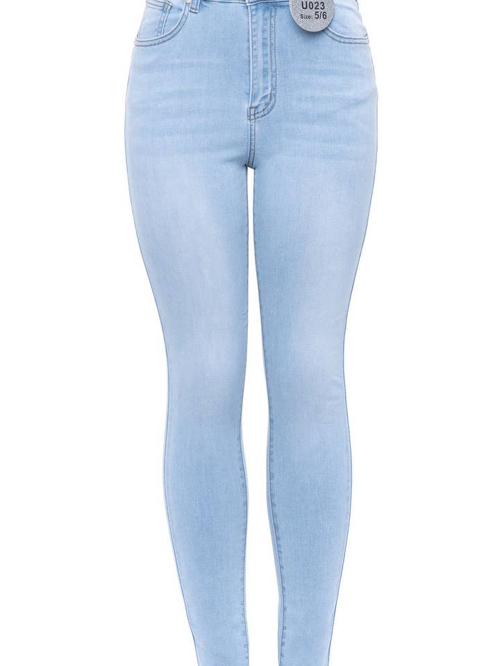 Vaqueros pitillo de tiro alto para venta al por mayor de U Jeans